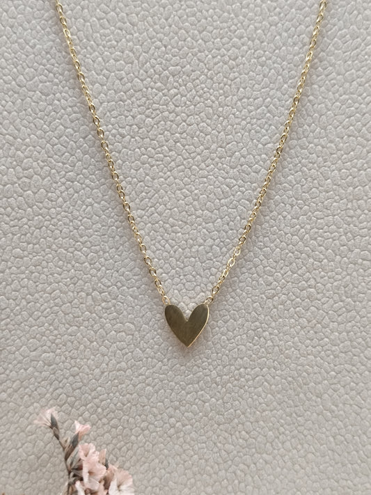 Collier cœur or