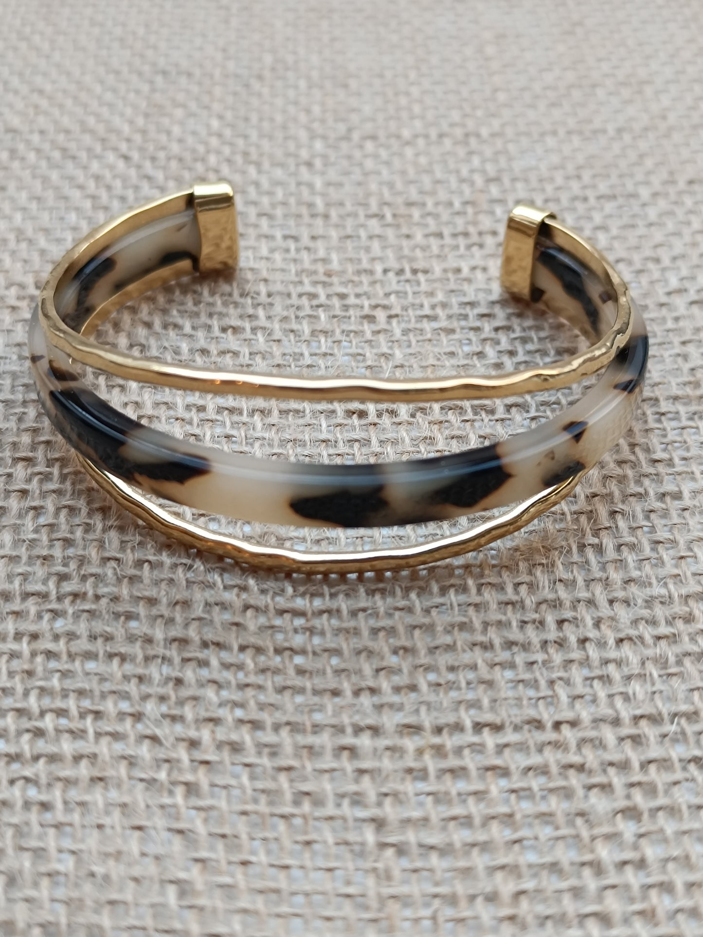 Bracelet Jonc Léopard