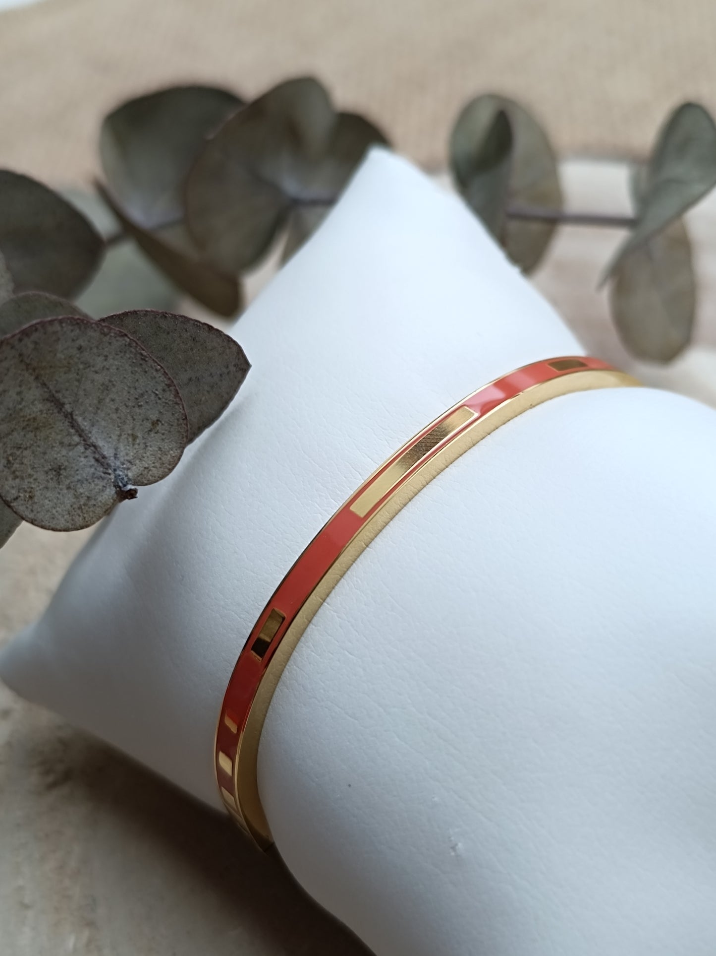 Bracelet Jonc corail