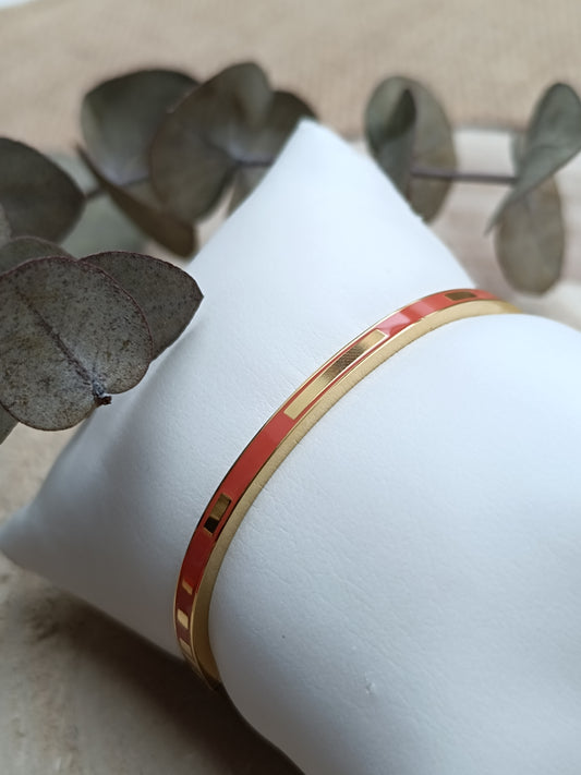 Bracelet Jonc corail