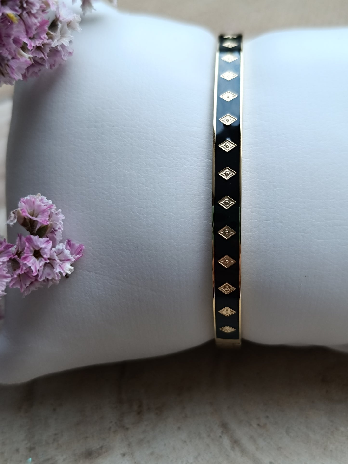 Bracelet Jonc noir