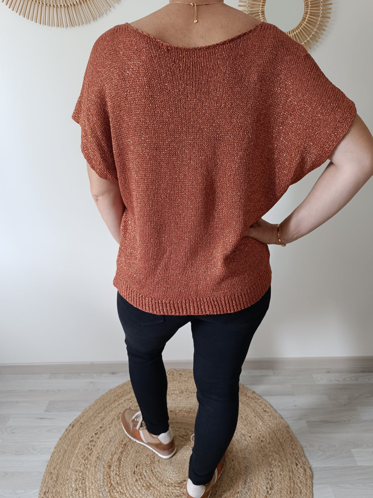 Gilet James terracotta