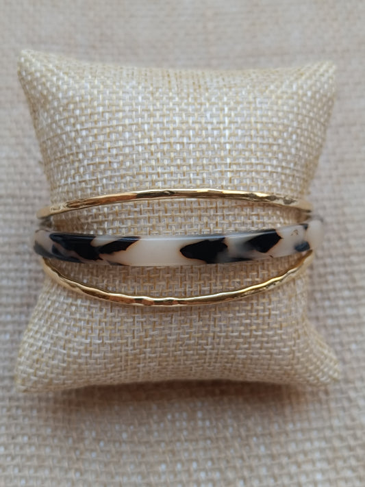 Bracelet Jonc Léopard