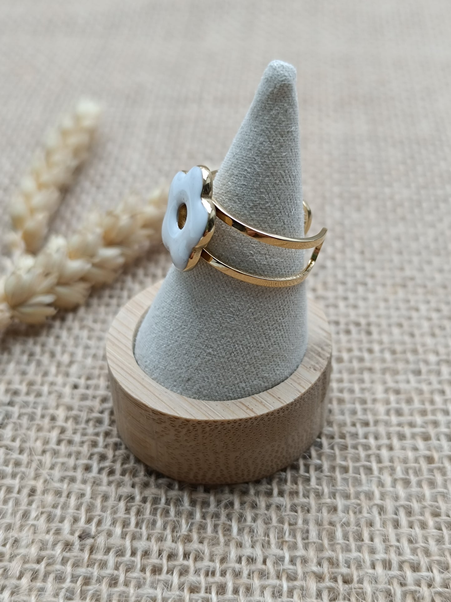 Bague Hermione blanche