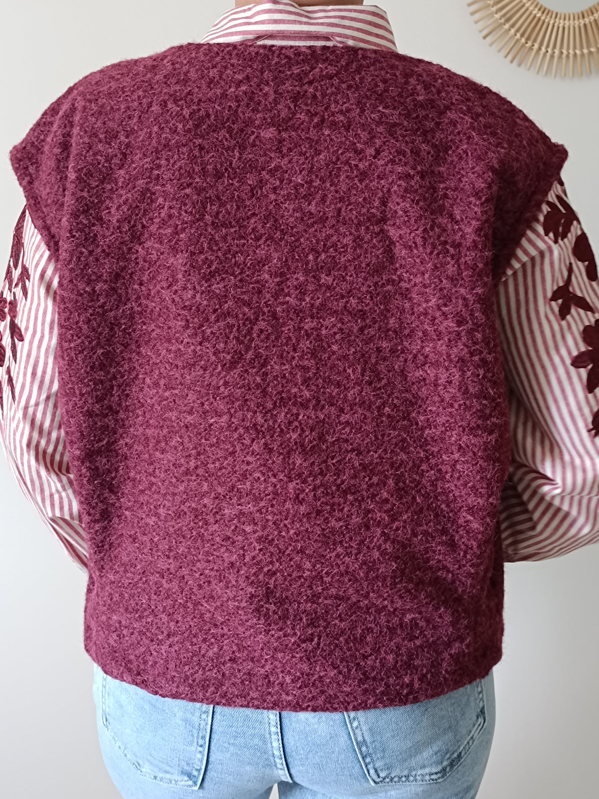 Gilet Tao Bordeaux